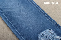 390gsm Dual Core Elastic 94 Cotton 4 Spandex Slub Stretchy Denim Material Fabric