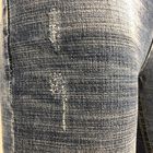 12.6oz 99% Cotton 1% Spandex Twill Slub Stretch Crosshatch Denim Fabric For Jeans Man