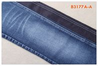 Tr 9.5 Oz Fake Knitted Lycra Cotton Polyester Denim Fabric 73 Ctn 23 Poly 1 Spx
