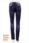 69%Cotton 8.5oz Jeans Stretchable Satin Denim Fabric For Women Children