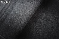 Black Weft TC Stretch Denim Fabric Warp Slub Jeans  In 2 Sides