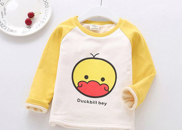 Warm Winter Kids T Shirt 160 Grams 100 Cotton Brushed T Shirt