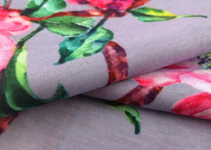 floral knit fabric