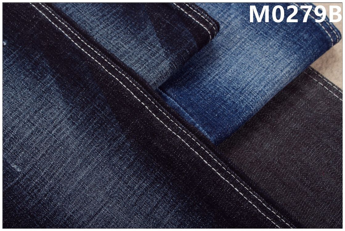 58 59&quot; Width 11oz Cross Hatch Denim Fabric Material Blue Jeans Fabric