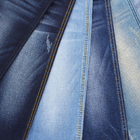 9.7OZ Women jeans denim fabrics with slubby denim fabric and stretch