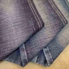 Rope Dye Cotton Width 51/52&quot; Color Dark Blue Lycra Denim Fabric