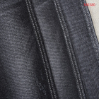 Black Heavy Cotton Spandex High Stretch Denim Fabric for Women Jean Pants