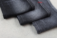 Black Heavy Cotton Spandex High Stretch Denim Fabric for Women Jean Pants