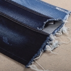 Slub Repreve Stretch Denim Fabric Desizing Super Dark Blue Color