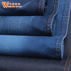 Mercerizing 56'' Width 11.3oz Stretch Denim Fabric For Woman Pants
