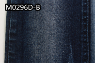10.1Oz Custom Denim Fabric  Regular 58/59&quot; Super Dark Blue Warp Slub Cotton Spandex