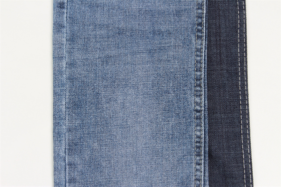 10.3 Oz Stretch Denim Fabric Crosshatch Custom Medium Thick Jeans Fabric