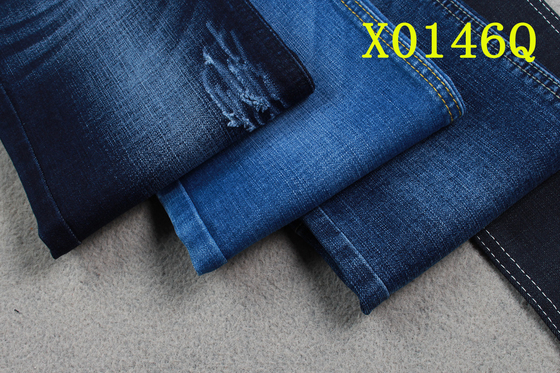 9.7Oz Denim Spandex Fabric Medium Spandex Denim Material Cotton Polyester