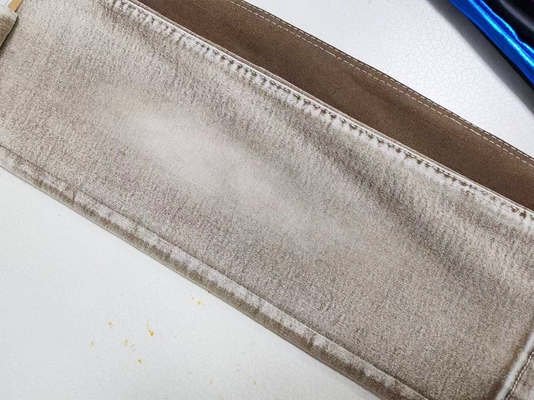 Colorful Light Weight Stretch Denim Fabric In Khaki