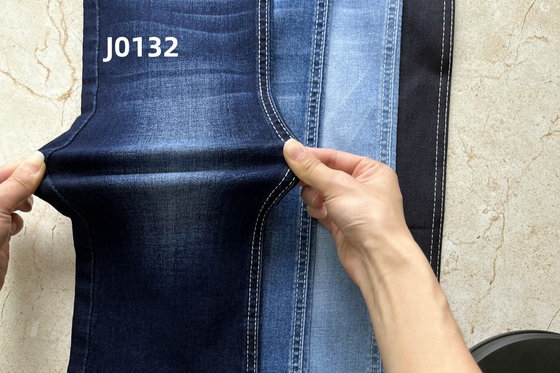 Wholesale  8.5 Oz  Warp Slub  High Stretch Woven  Denim Fabric  For Jeans