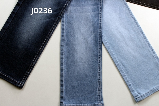 7.5 Oz   Dark Blue High Stretch Woven  Denim Fabric  For Jeans