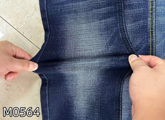 2025 Hot Sell 11 Oz  Dark Blue Stretch  Woven Denim Fabric For Jeans