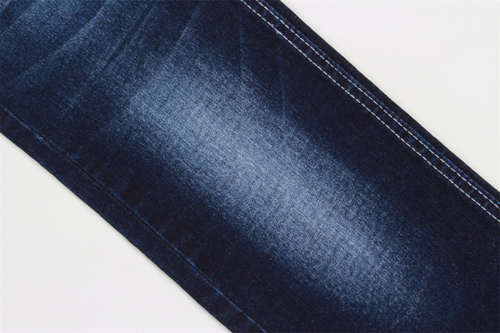 Dark Blue High Spandex Cotton Polyester Stretch Denim Jeans Fabric