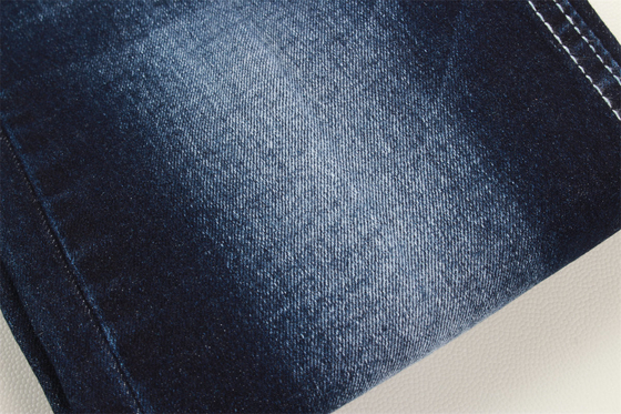 Dark Blue High Spandex Cotton Polyester Stretch Denim Jeans Fabric