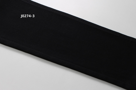 Wholesale  10 Oz  Warp Slub  High Stretch  Black Backside Woven  Denim Fabric  For Jeans