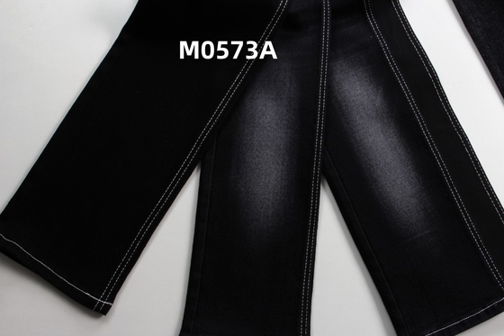 Wholesale  11.5 Oz  Warp Slub  High Stretch  Black Backside Woven  Denim Fabric  For Jeans
