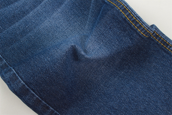 Sanforizing 2/1 Right Hand Denim Fabric For Shirt  7.5 Oz 100% Cotton Dark Blue