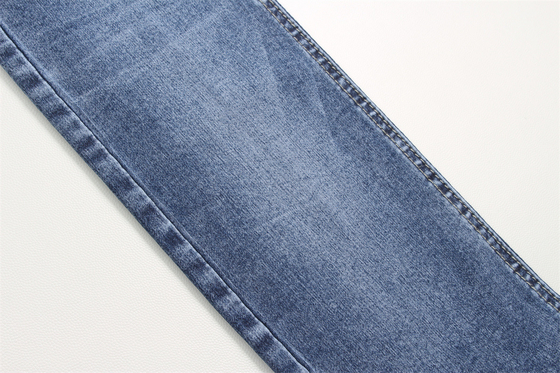 9oz Satin Denim Fabric For Women Jeans High Stretch Dark Blue Color Hot Sell To USA Colombia Style From China Factory