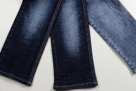 Heavyweight 12.6 Oz Dark Blue Crosshatch Slub Denim Fabric For Jeans