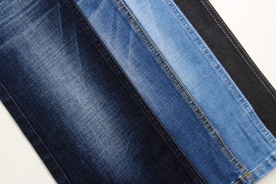 Wholesale  10.5  oz  Crosshatch Slub Stretch  Denim Fabric For Jeans