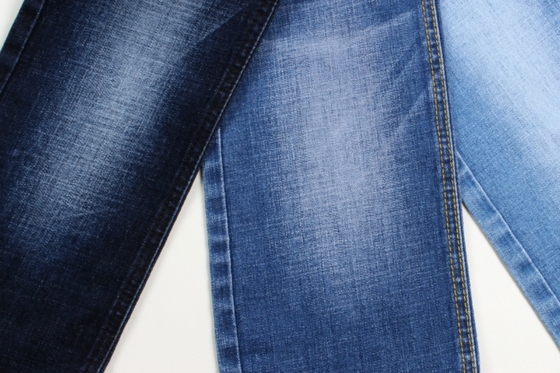 Wholesale  10.5  oz  Crosshatch Slub Stretch  Denim Fabric For Jeans