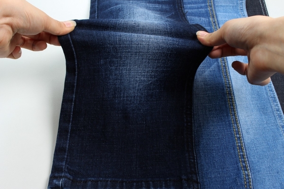 Wholesale  10.5  oz  Crosshatch Slub Stretch  Denim Fabric For Jeans