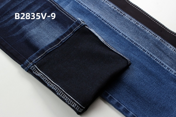 Available Stretchable Mid-weight Dark Blue Color Denim Fabric Ready Goods For Jeans Making