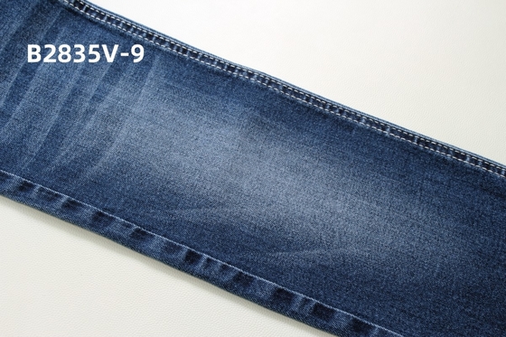 Available Stretchable Mid-weight Dark Blue Color Denim Fabric Ready Goods For Jeans Making