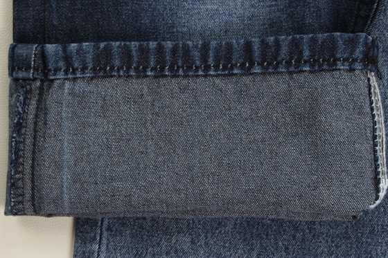 Wholesale 100% Cotton 7.3  Oz Dark Blue   Rigid Denim Fabrics For Jeans