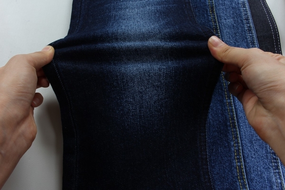 2024 Hot Sell 12.5 Oz  Dark Blue Stretch  Woven Denim Fabric For Jeans