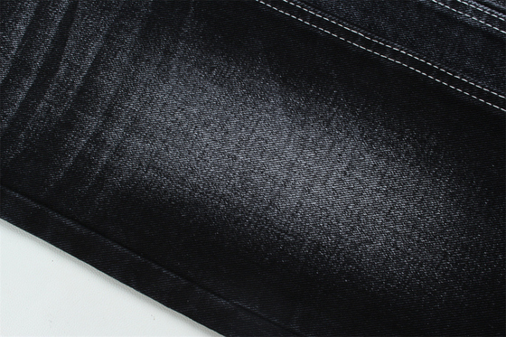 12oz Black Denim Fabric For Man Jeans Or Jacket Black Backside For Brand Jeans