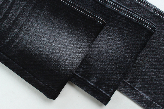 12oz Black Denim Fabric For Man Jeans Or Jacket Black Backside For Brand Jeans