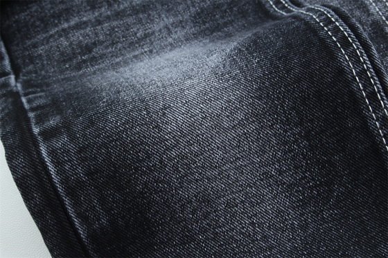 12oz Black Denim Fabric For Man Jeans Or Jacket Black Backside For Brand Jeans