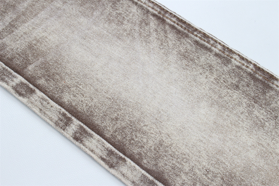 Super Brown Stretch Denim Fabric For Women Man Jeans Low Stretch Competitive Price From China Foshan City
