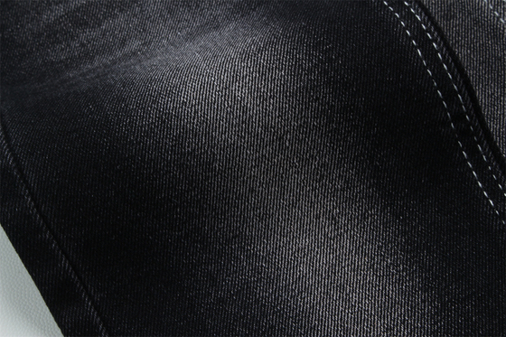 11 Oz Low Stretch Denim Fabric For Man Work Wear Jeans Black Backside Competitive Price From Weilong Textile