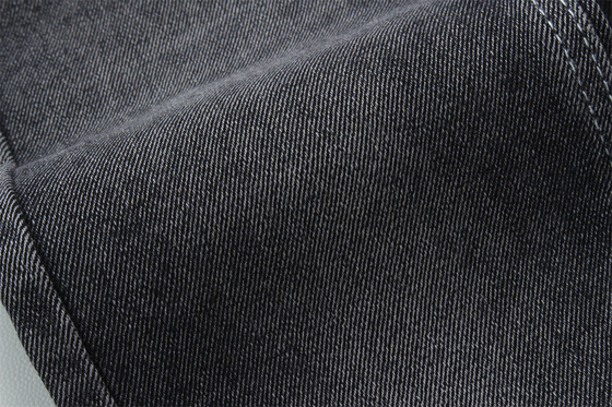 11 Oz Low Stretch Denim Fabric For Man Work Wear Jeans Black Backside Competitive Price From Weilong Textile