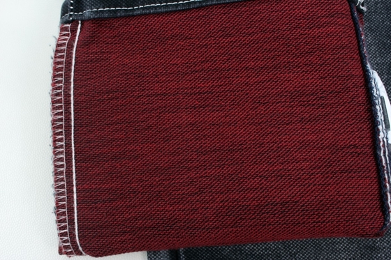 11.5 Oz Black And Colorful Backside Double Layer Denim Jeans  Fabric