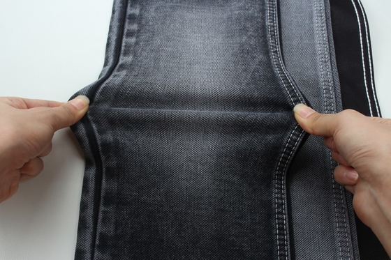 11.5 Oz Black And Colorful Backside Double Layer Denim Jeans  Fabric