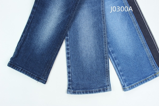 Wholesale  12.5 Oz  Dark Blue Stretch Woven  Denim Fabric  For Jeans