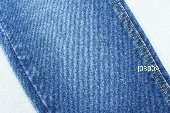Wholesale  12.5 Oz  Dark Blue Stretch Woven  Denim Fabric  For Jeans