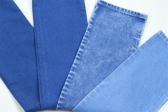 Vibrant And Unique Blue Color Denim Fabric Rigid 100% Cotton  Full Width 180cm