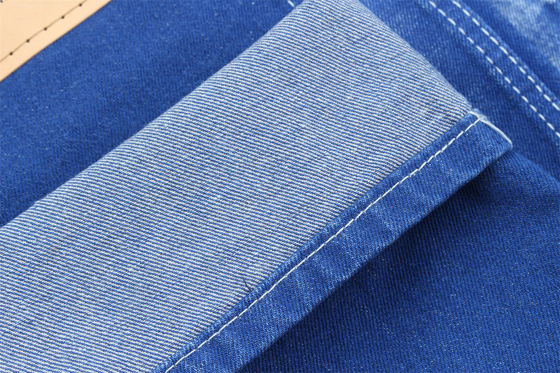 Vibrant And Unique Blue Color Denim Fabric Rigid 100% Cotton  Full Width 180cm