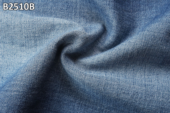 Shirt Denim Fabric 5oz Soft Hand Feel Good Quality Rigid 100% Cotton