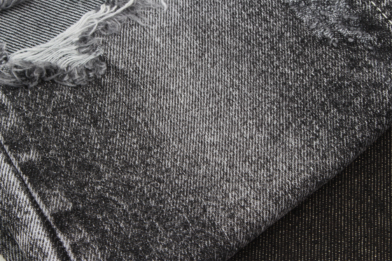 11.5 Oz 100% Cotton Denim Fabric Sulfur Black Textile For Man Woman Jeans Material No Elastic Textiles Fabric