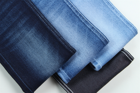 10 Oz  Super Stretch Denim Fabric  For Summer Man Jeans Cotton Polyester Rayon Spandex Rough And Wild